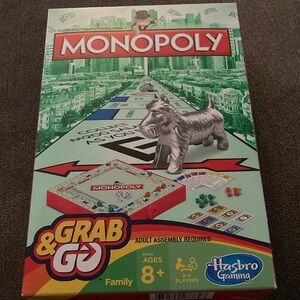 Hasbro Green and Red Board Game Monopoly Edition